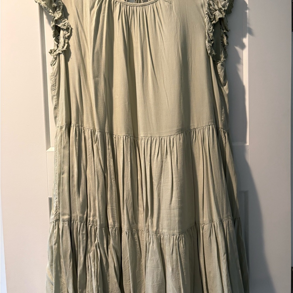 House of Harlow 1960 Soft Green Dress